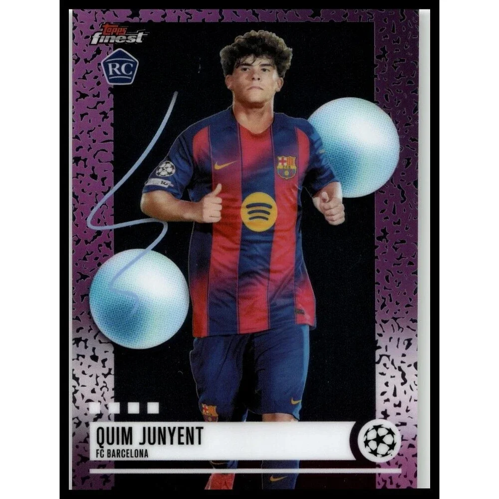2025-26 Finest UEFA Quim Junyent #226 FC Barcelona Uncommon Rookie